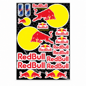 Pegatinas Kit Redbull 18 pcs