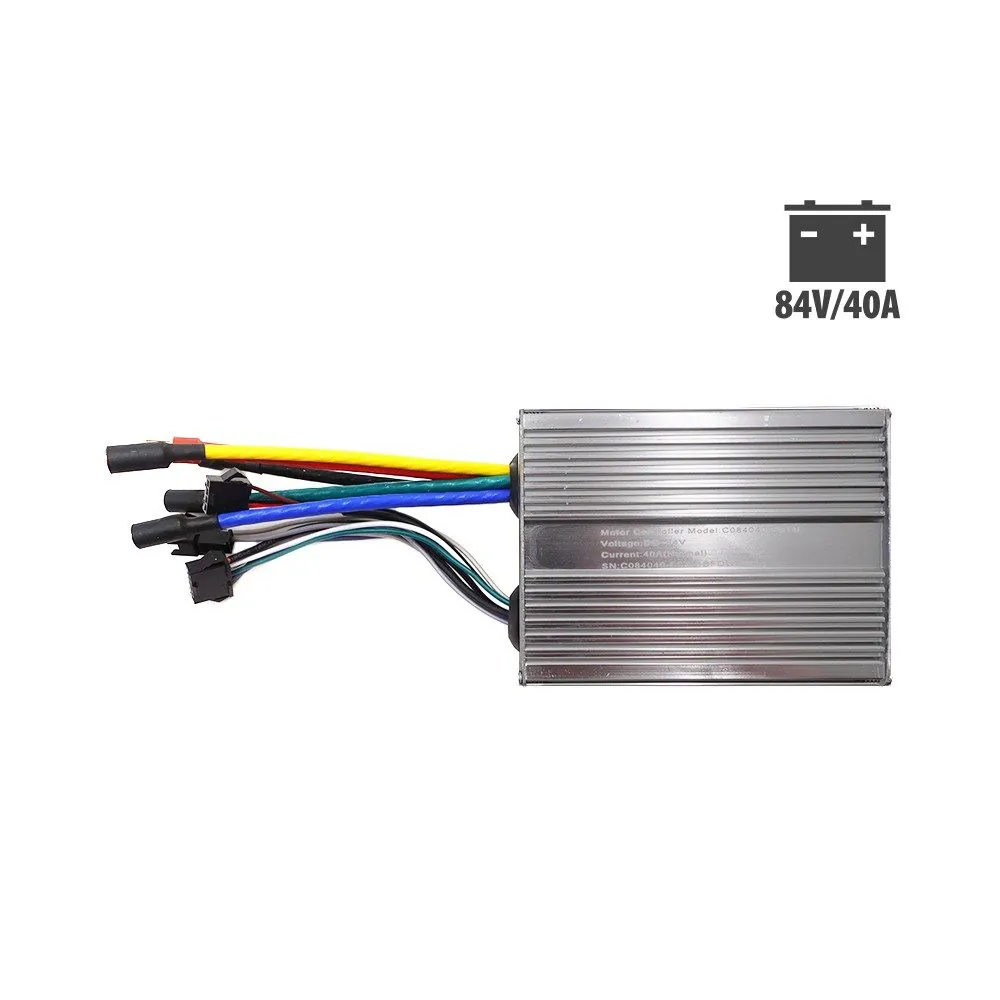 Controladora A 84V 40A compatible con patinete eléctrico Rovoron S7 para sustituir una unidad electrónica averiada