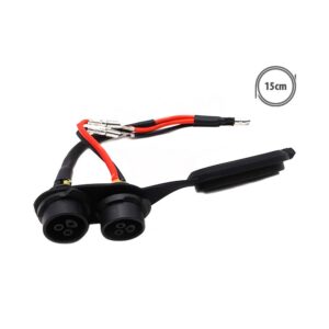 Puerto de carga compatible con patinete eléctrico Rovoron R7 para sustituir un conector de carga dañado o desgastado