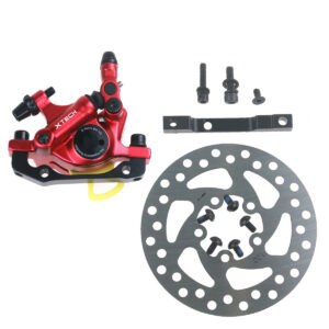 Kit Xtech Pinzas De Freno De Disco Hidráulico Rojo