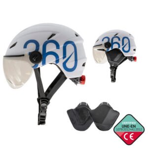 GLOOB Urban - Blanco/Azul - Orejeras extraibles - Talla M
