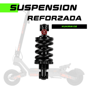 Amortiguador mejorado compatible con Kukirin G2 para aumentar el confort, la estabilidad y la absorción de impactos