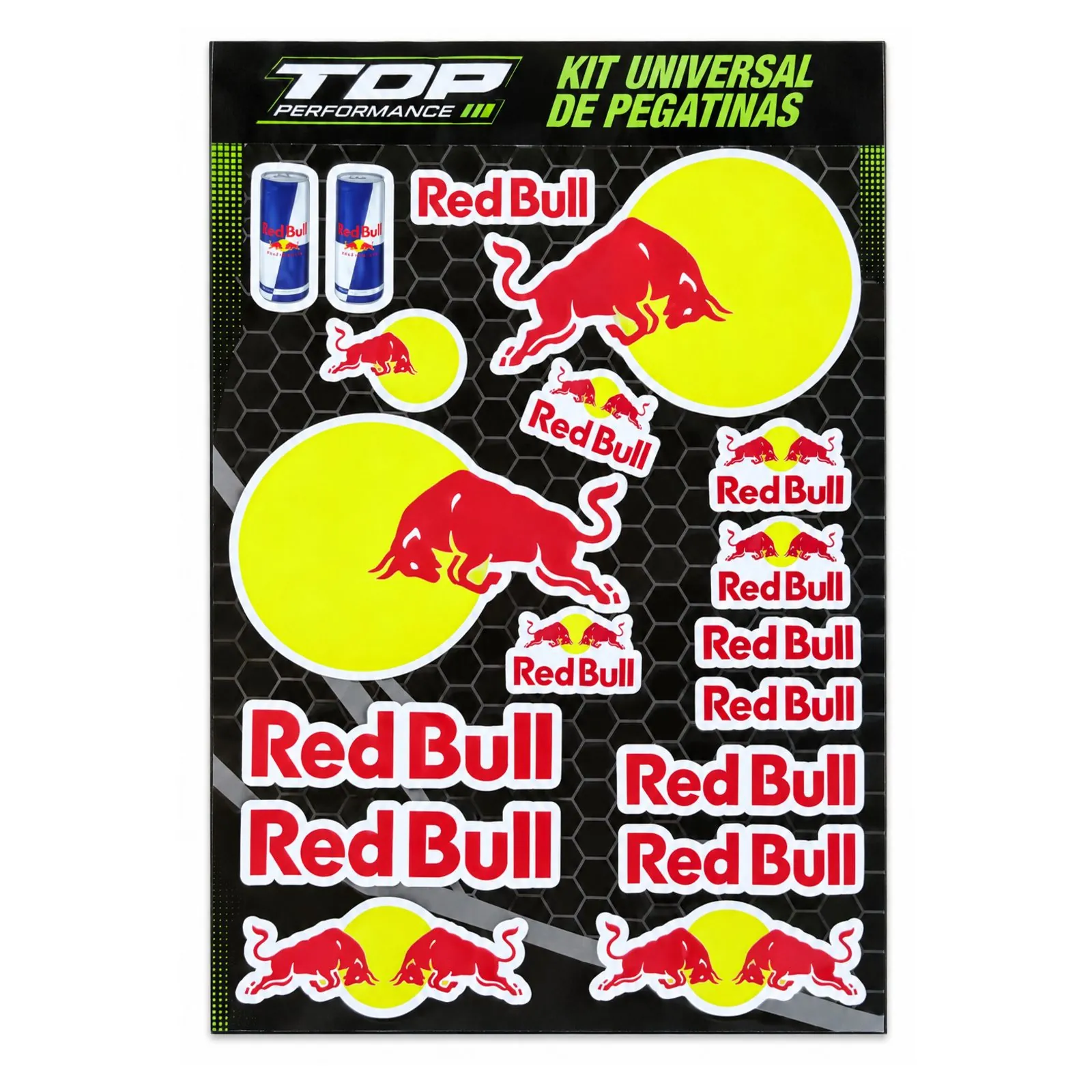 Pegatinas Kit Redbull 18 pcs