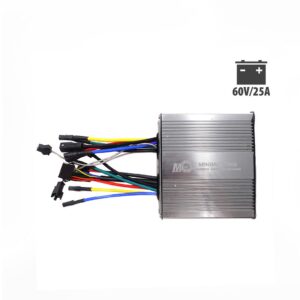 Controladora Minimotors 60V 25A x2 compatible con patinete eléctrico Rovoron R7 para sustituir una unidad electrónica averiada