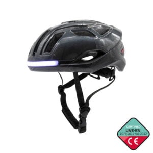Casco UTROX Urban Gris con Iluminación Integrada e Intermitentes Homologado DGT