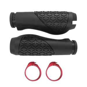 Puños de Goma ZLion Pro Negros con Anillo Rojo
